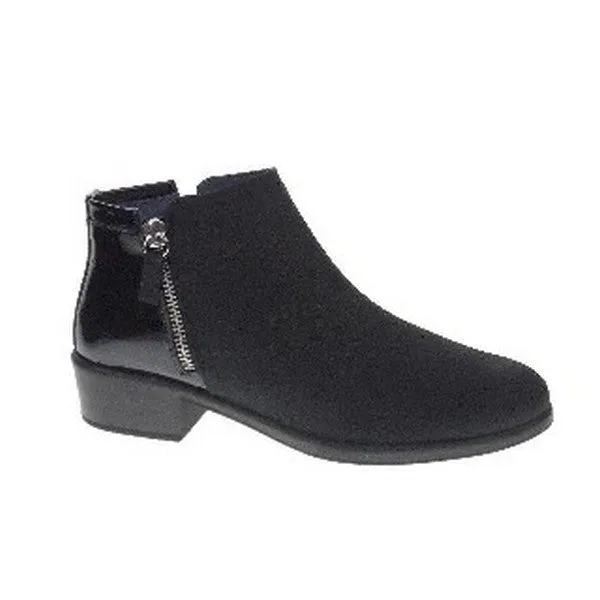 24 Hrs 22690 Navy Ankle Boots