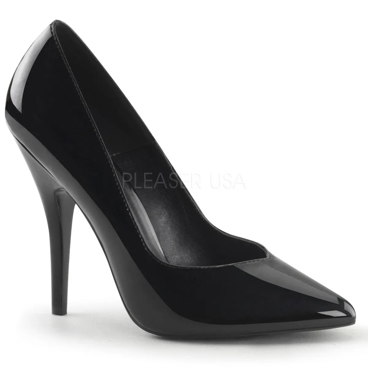 5 Inch Heel SEDUCE-420V Black Patent