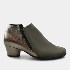 ARHCE MUSHKA BOOTIE IN GREEN SUEDE