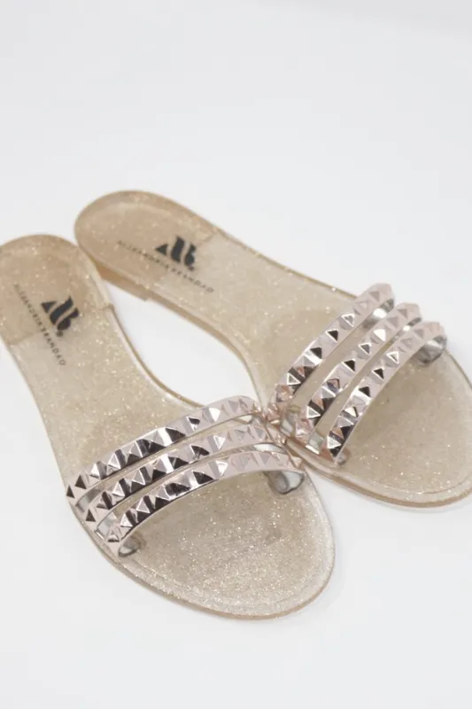 Aria B Rose Gold Slides