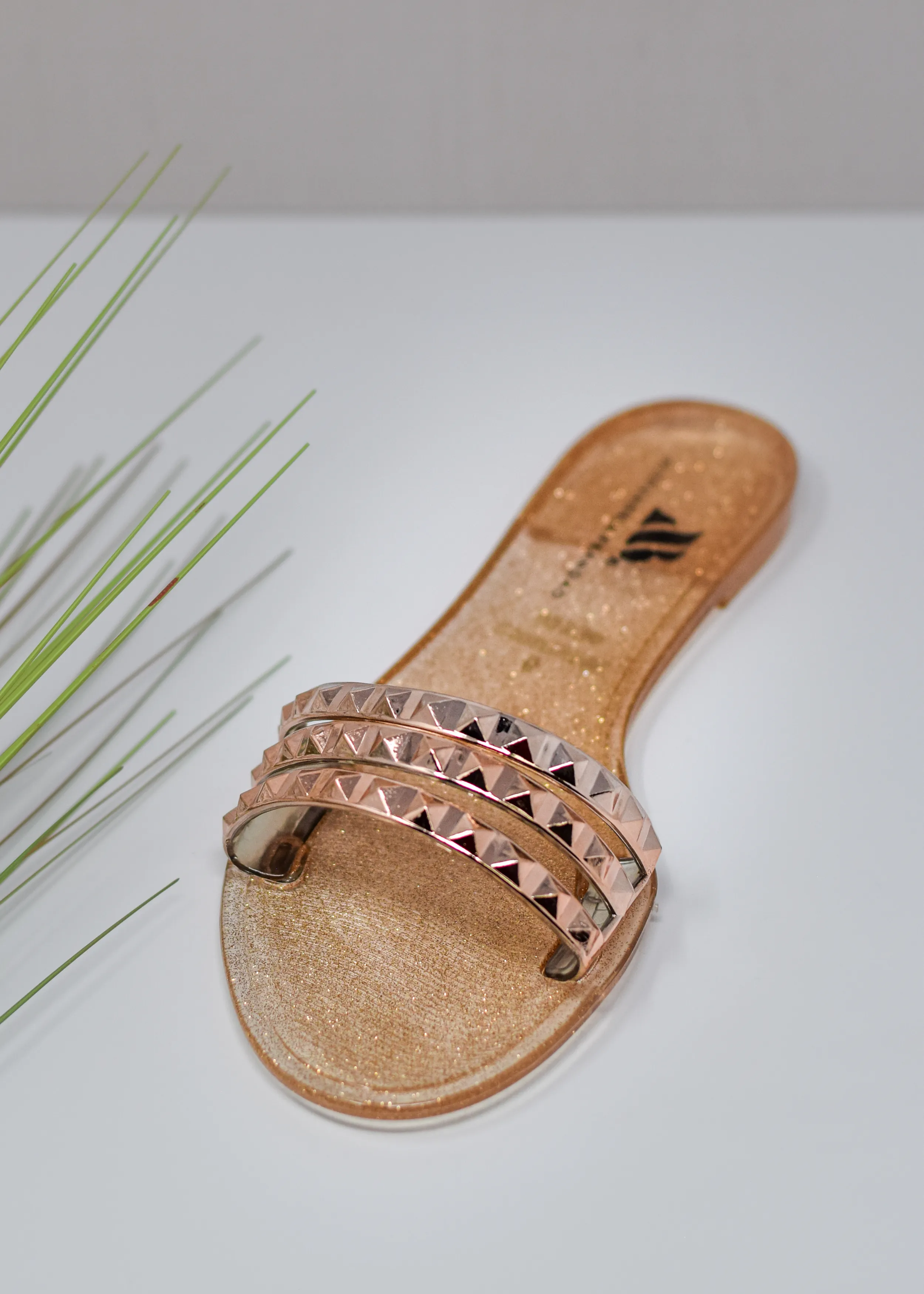 Aria B Rose Gold Slides