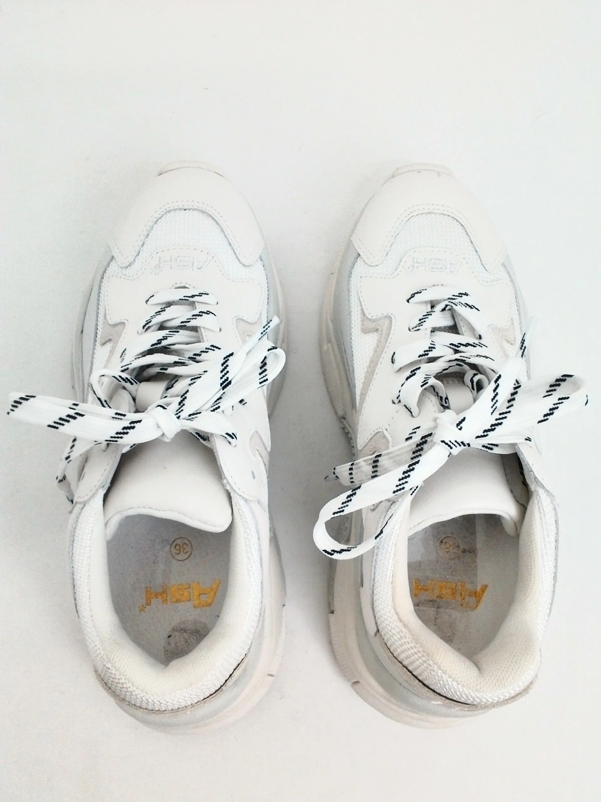 Ash Women's Addict Off White/White Sneakers Size 36