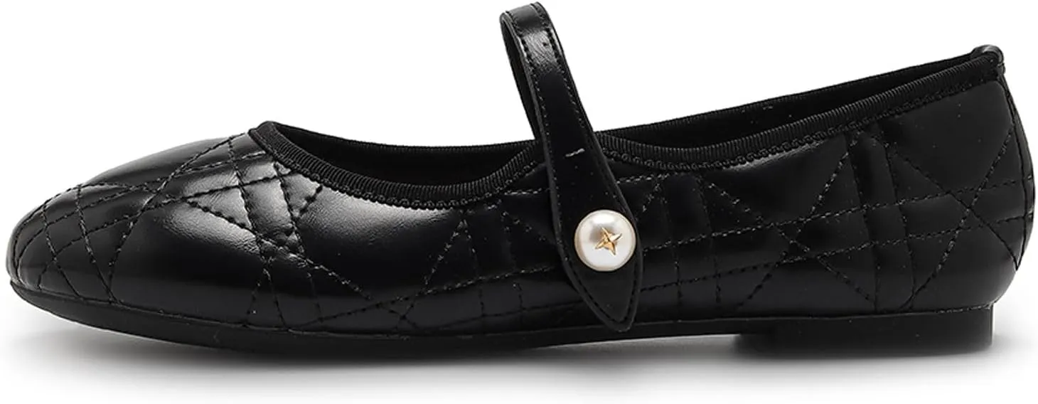 Ballet Flats for Women Mary Jane Flats Shoes Lightweight Dressy Work Casual Shoes