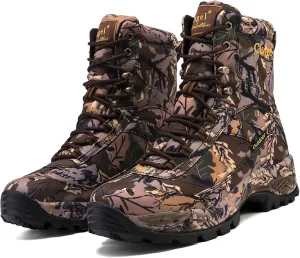 Camo Hiking Boots for Men Waterproof Slip-Resistant Durable Breathable Hunting Boots for Men Perfect for Outdoor Activities Mens Hunting Shoes Heavy Duty Camouflage Boots