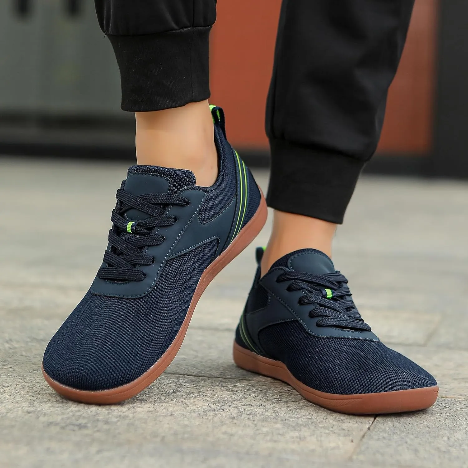 Couple Mesh Sports Casual Shoes Breathable Flat Bottom Lightweight Plus Size Comfortable Leather Men Shoes Casual Shoes for M