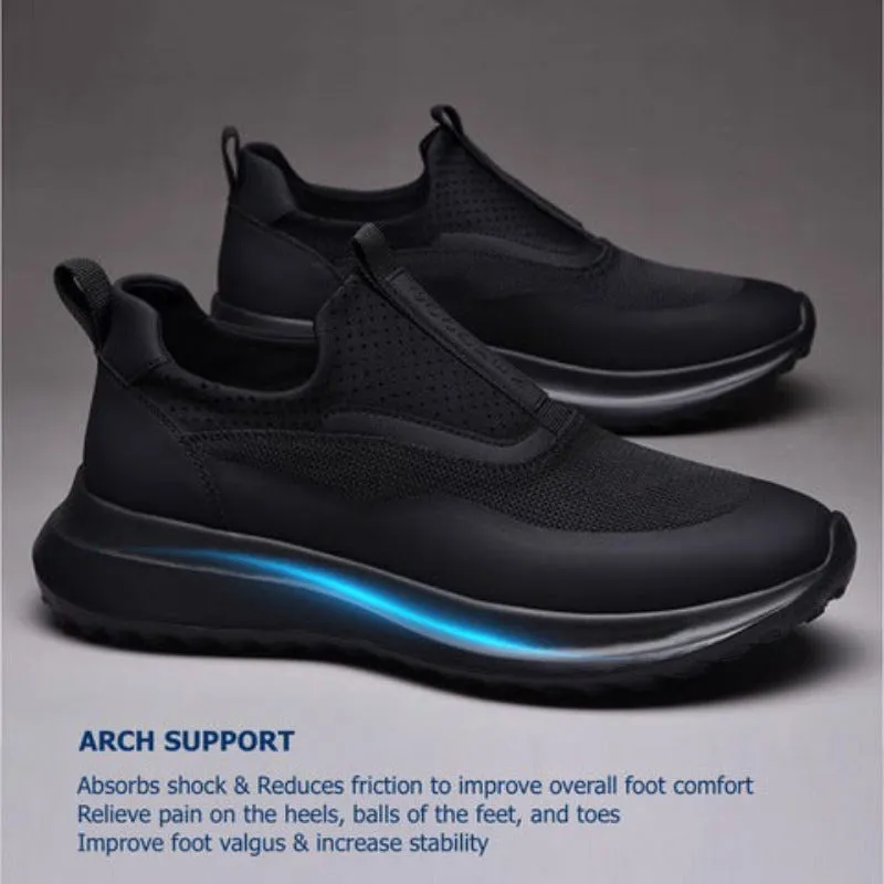 Cuzcare Orthopedic Men Shoes Arch Support Breathable Comfortable Lightweight Anti-Skid Chic Shoes