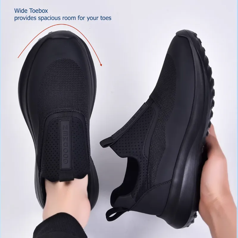 Cuzcare Orthopedic Men Shoes Arch Support Breathable Comfortable Lightweight Anti-Skid Chic Shoes