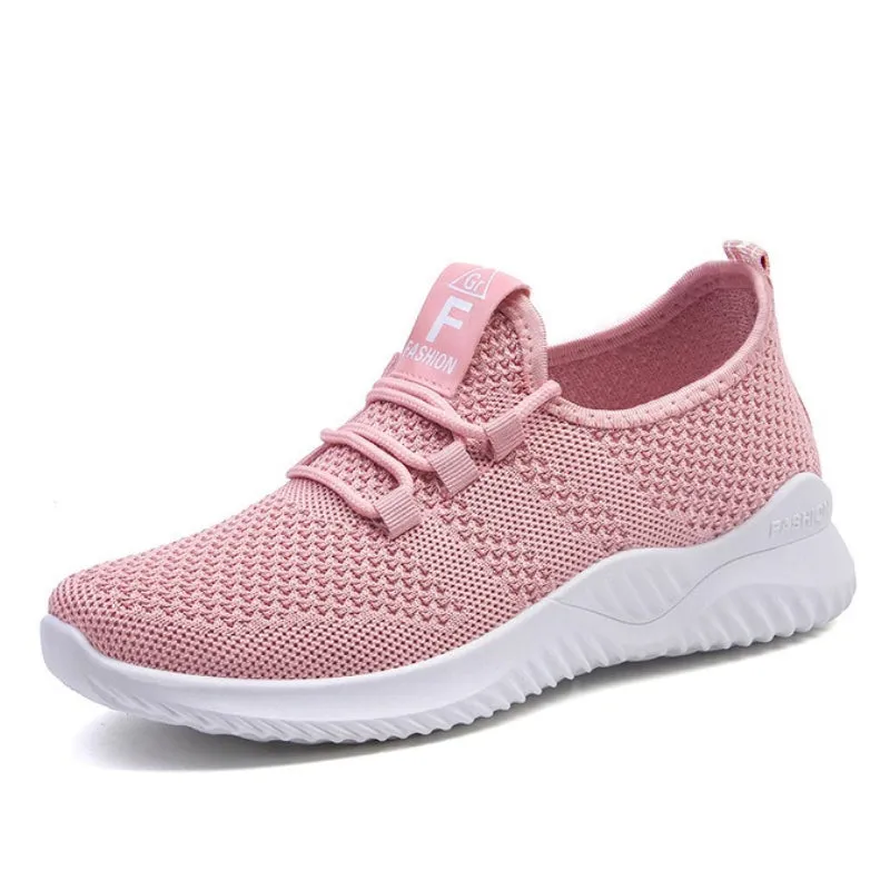 Cuzcare Women Orthopedic Shoes Comfy Elastic Mesh Round Toe Running Sneakers