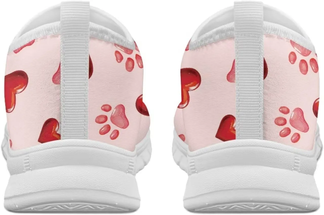 Doojoayie Slip On Walking Shoes for Women Comfy Workout Casual Shoes Holiday