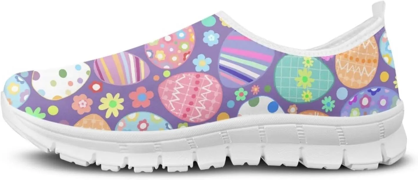 Doojoayie Slip On Walking Shoes for Women Comfy Workout Casual Shoes Holiday
