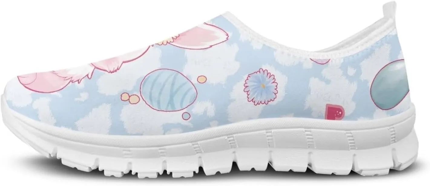 Doojoayie Slip On Walking Shoes for Women Comfy Workout Casual Shoes Holiday