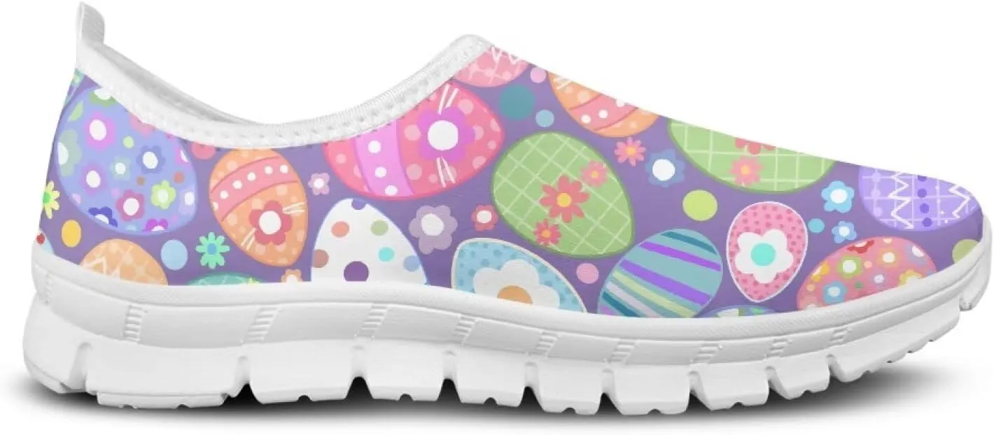 Doojoayie Slip On Walking Shoes for Women Comfy Workout Casual Shoes Holiday