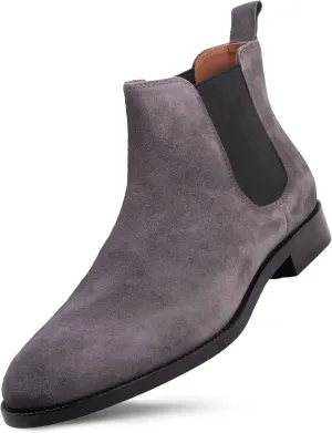 Dunross & Sons Men Jayden Chelsea Boot, Comfortable Leather Boot