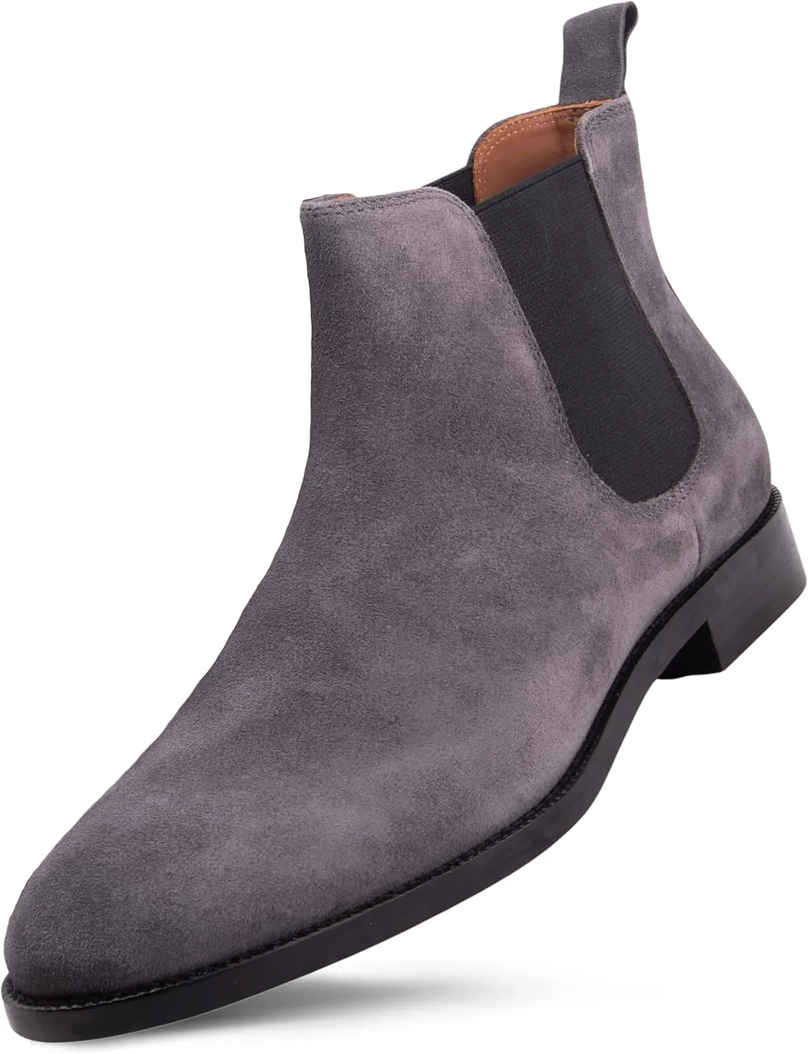 Dunross & Sons Men Jayden Chelsea Boot, Comfortable Leather Boot