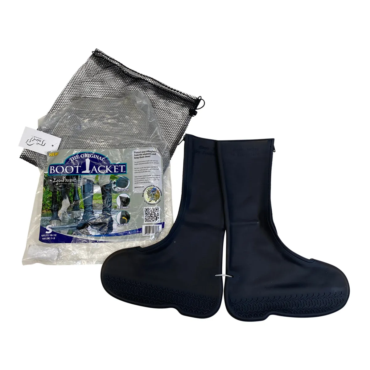 EquiParent Boot Jacket Covers in Black - Small (Women's 3-5)