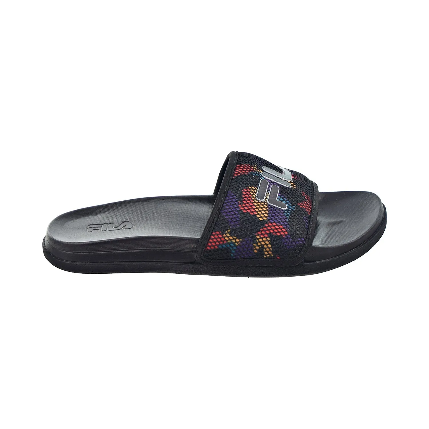 Fila Drifter Lux 90s Women's Slide Sandals Black-Old Gold-Capri Breeze