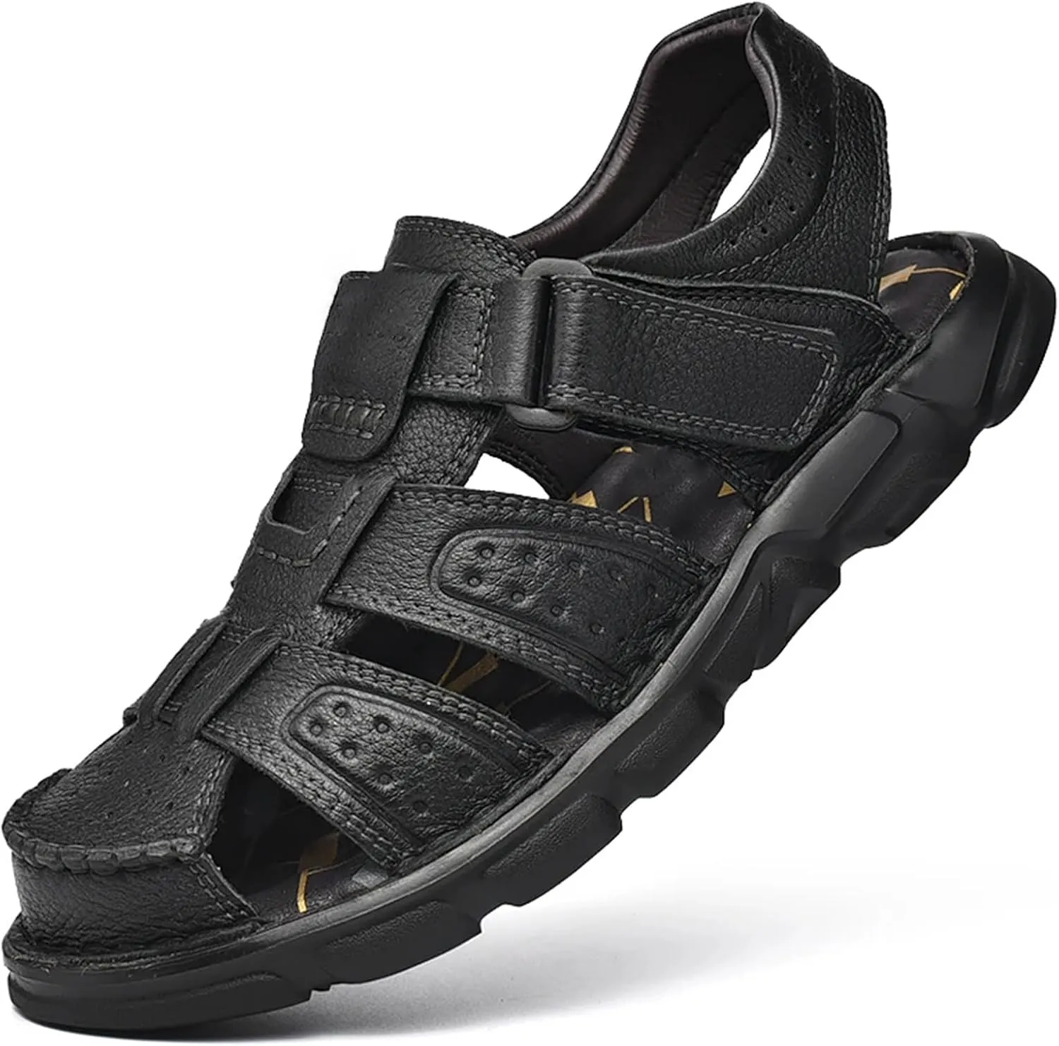 Genuine Leather Casual Shoes For Men Classic Men Sandals
