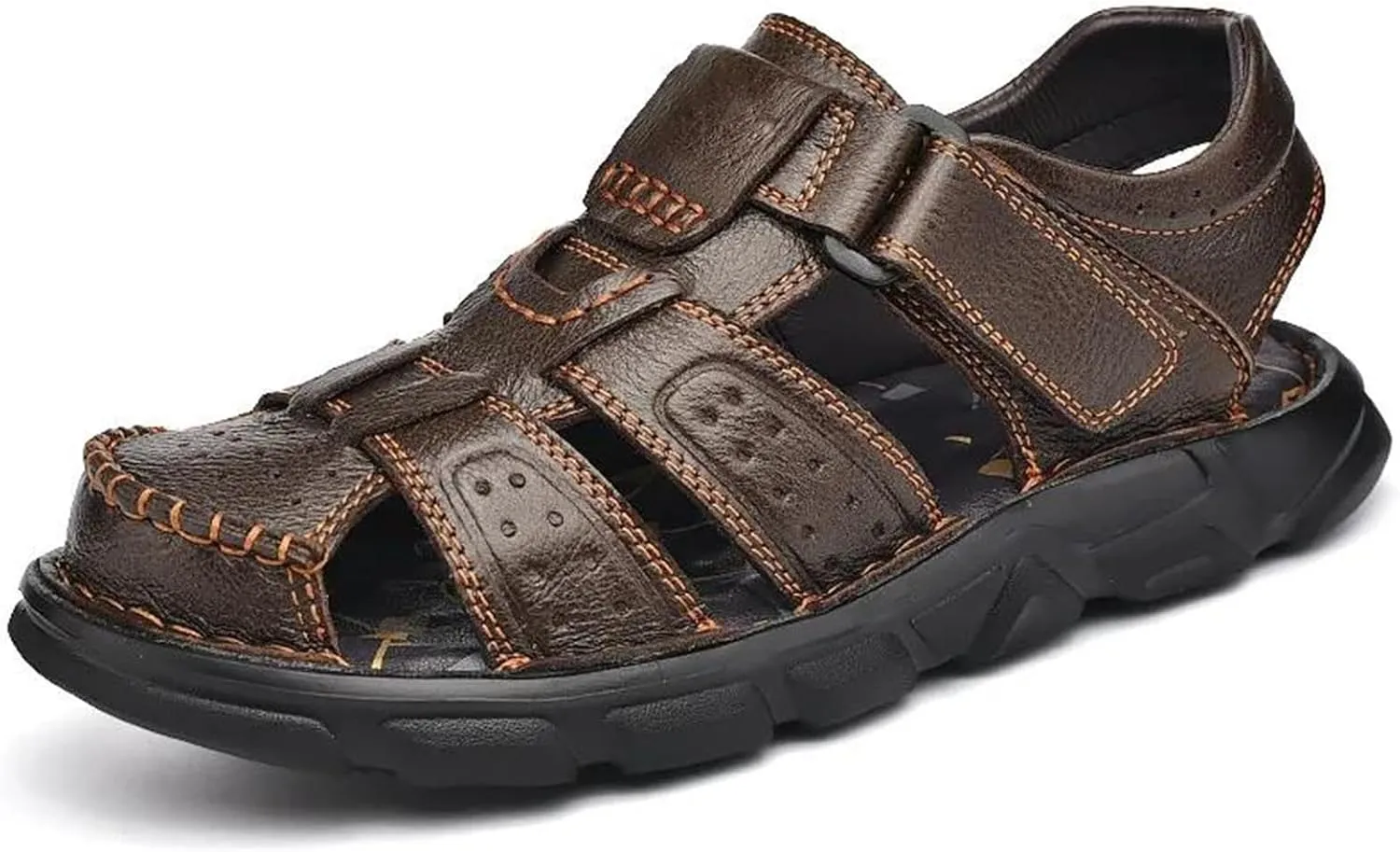 Genuine Leather Casual Shoes For Men Classic Men Sandals