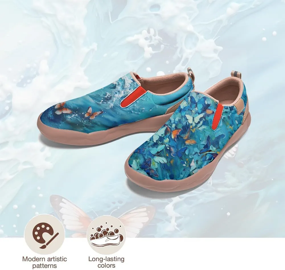 Girls Slip-on Loafers Kid's Casual Shoes Lightweight Comfort Fashion Sneakers Animal Style