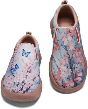 Girls Slip-on Loafers Kid's Casual Shoes Lightweight Comfort Fashion Sneakers Animal Style