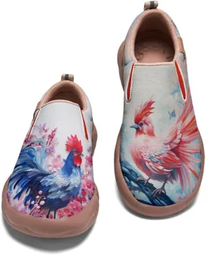Girls Slip-on Loafers Kid's Casual Shoes Lightweight Comfort Fashion Sneakers Animal Style