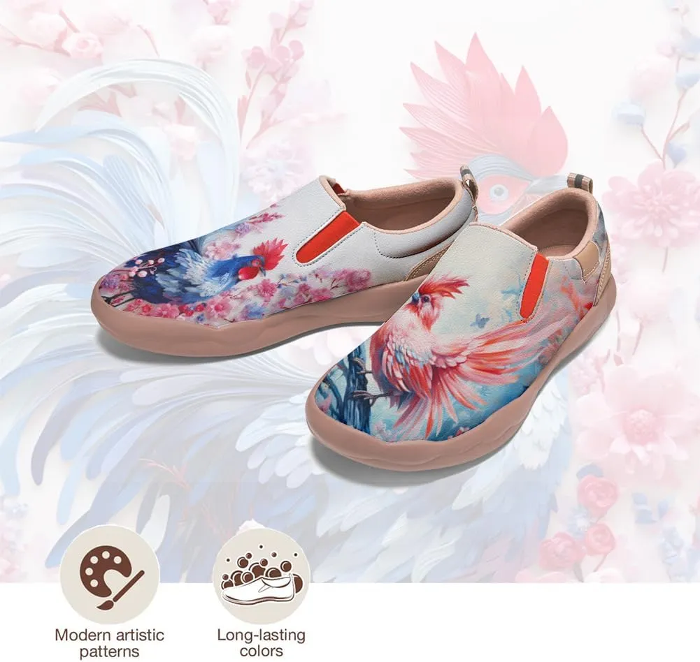 Girls Slip-on Loafers Kid's Casual Shoes Lightweight Comfort Fashion Sneakers Animal Style
