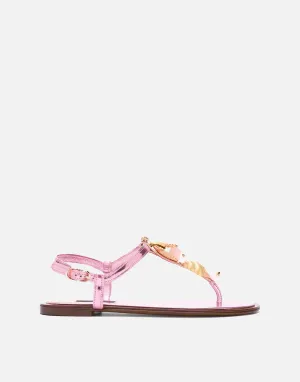 Golden Shell Sandals