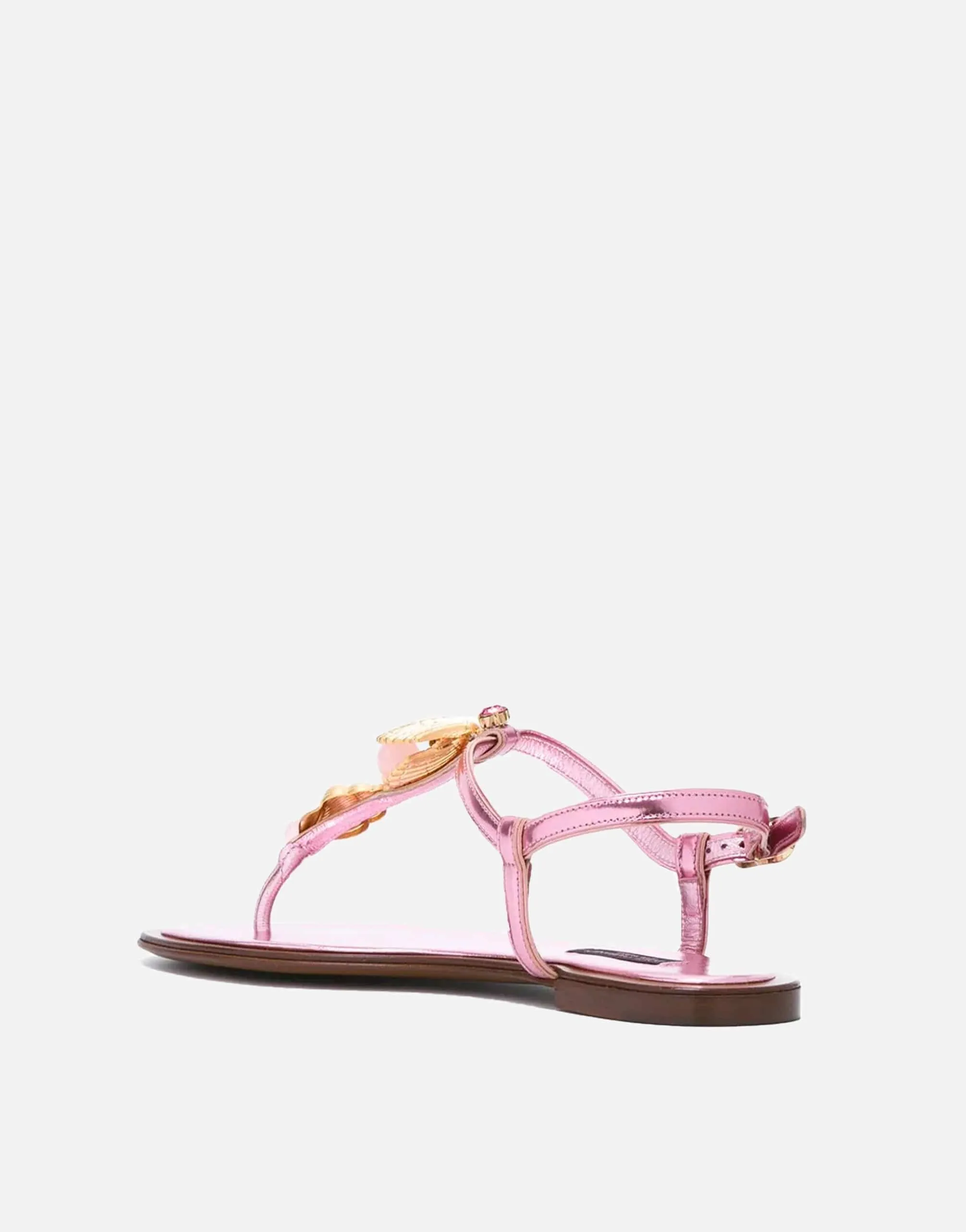Golden Shell Sandals