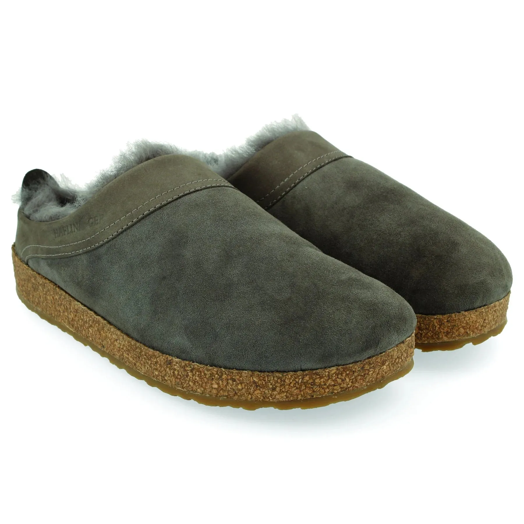 Haflinger Unisex Snowbird Shearling Leather Clog