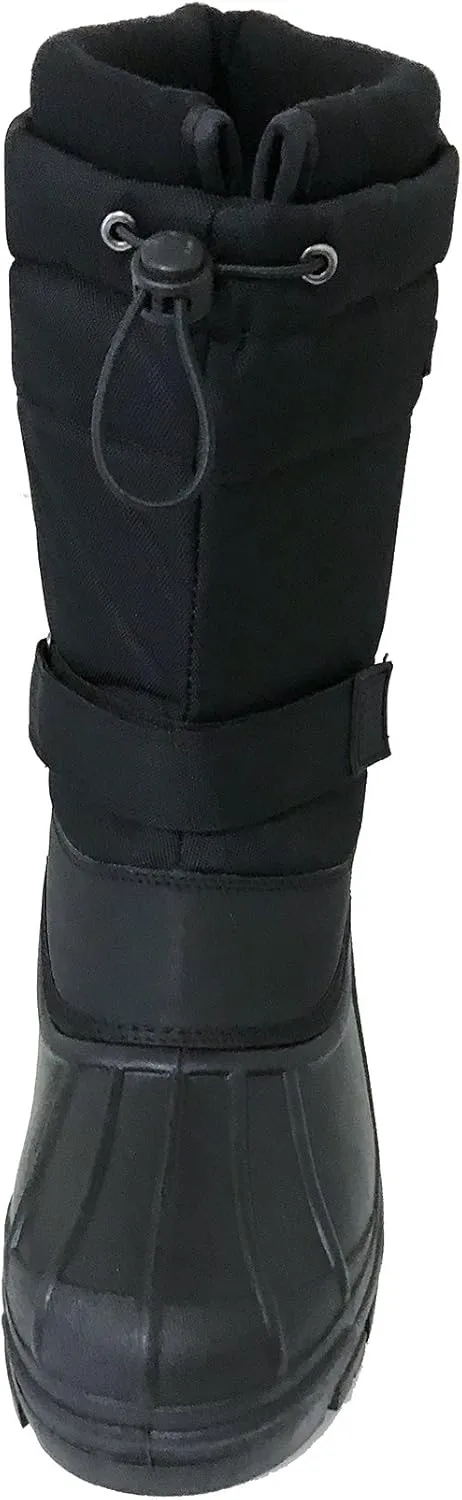 Harbin Men's Winter Snow Boots Heavy Duty Water Resistant Insulated Duck Shoes