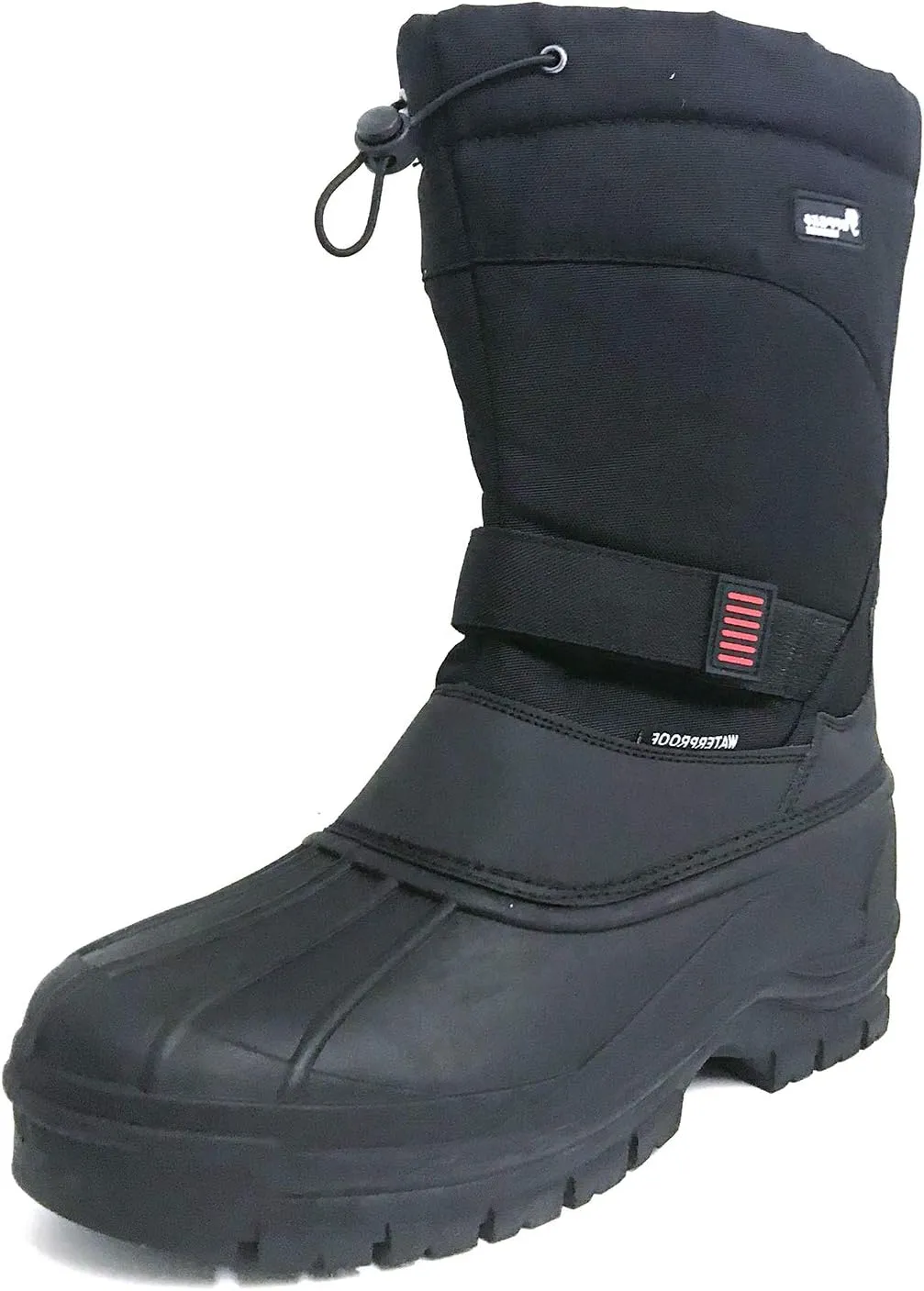 Harbin Men's Winter Snow Boots Heavy Duty Water Resistant Insulated Duck Shoes
