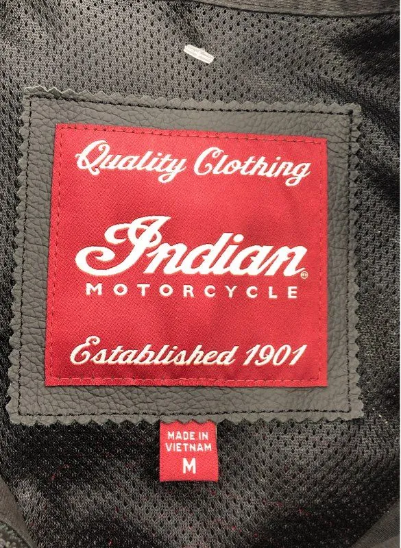 Indian Motorcycle Women's Black Motorcycle Jacket - Size Medium