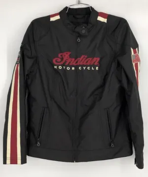Indian Motorcycle Women's Black Motorcycle Jacket - Size Medium