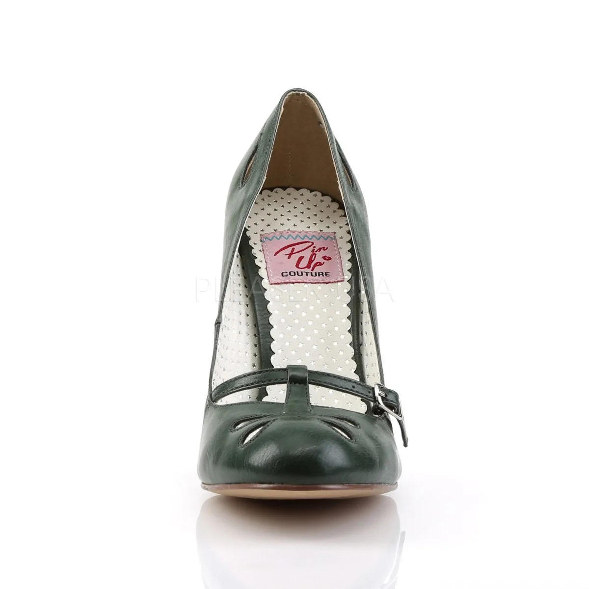 Instep Strap Mary Jane Pump with Cut Out Design 4-inch Heel PS-SMITTEN-20