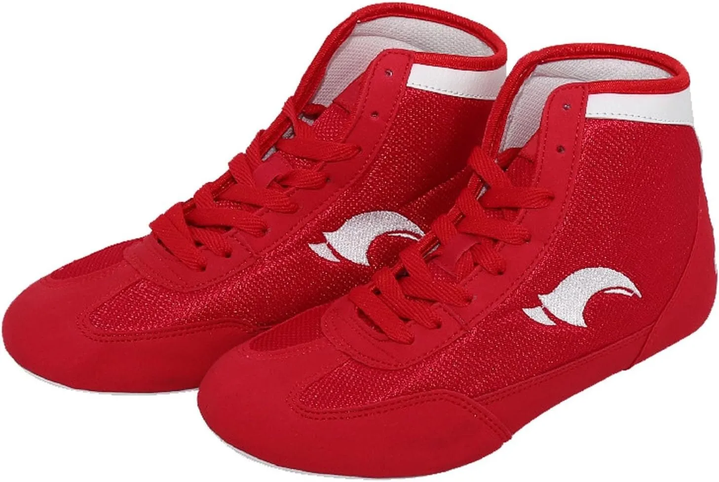 Kids Boys Girls High Top Boxing Shoes Wrestling Training Wrestling Shoes Long Boots Competition Training House