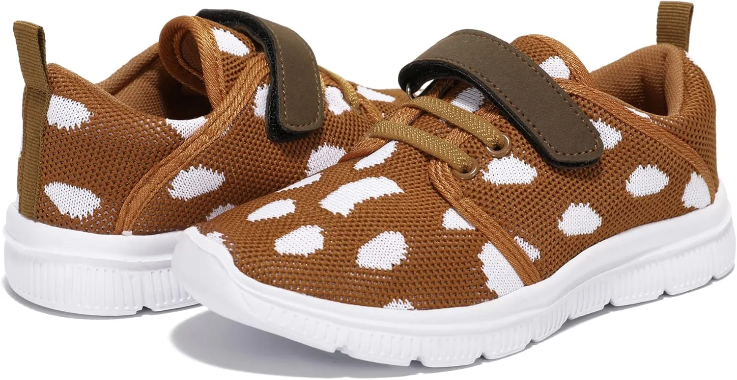 Kids Lightweight Breathable Running Sneakers Easy Walk Sport Casual Shoes for Boys Girls