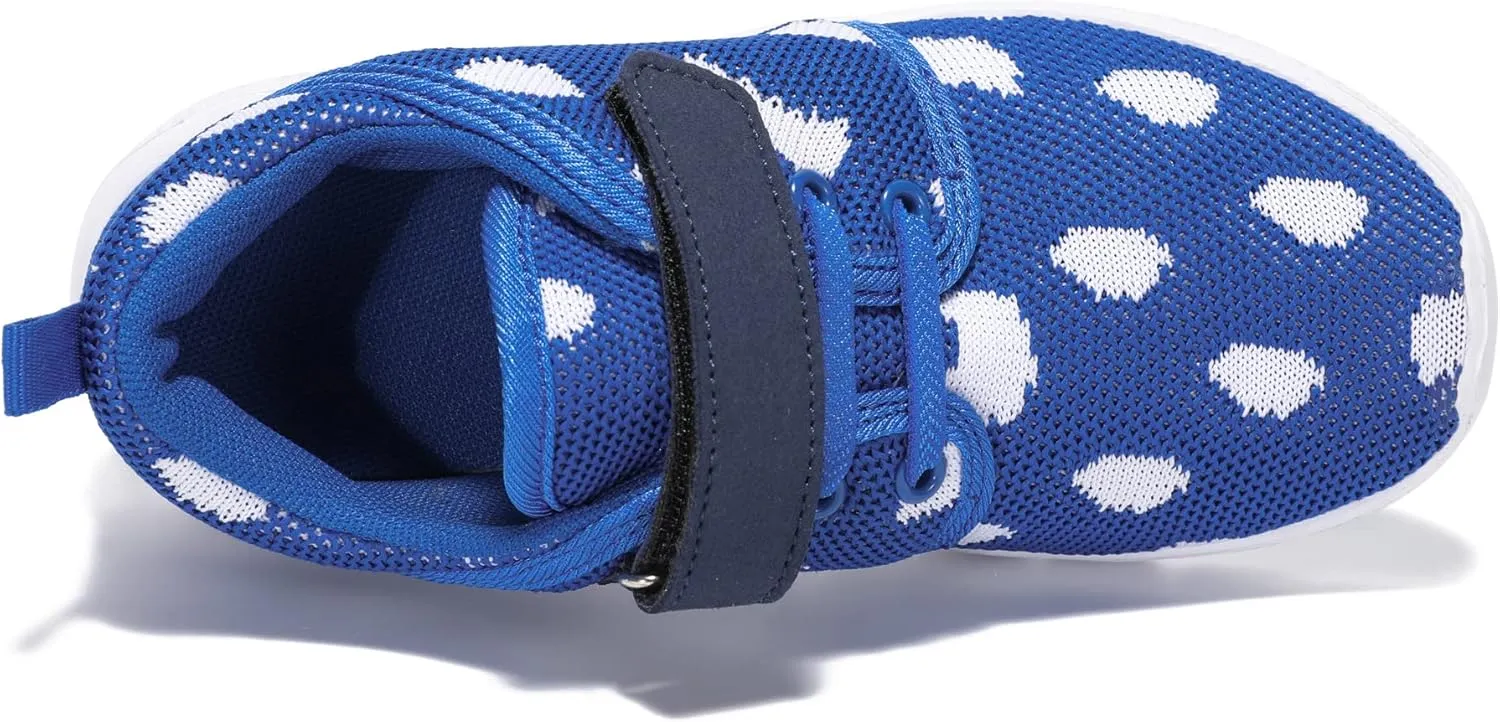 Kids Lightweight Breathable Running Sneakers Easy Walk Sport Casual Shoes for Boys Girls