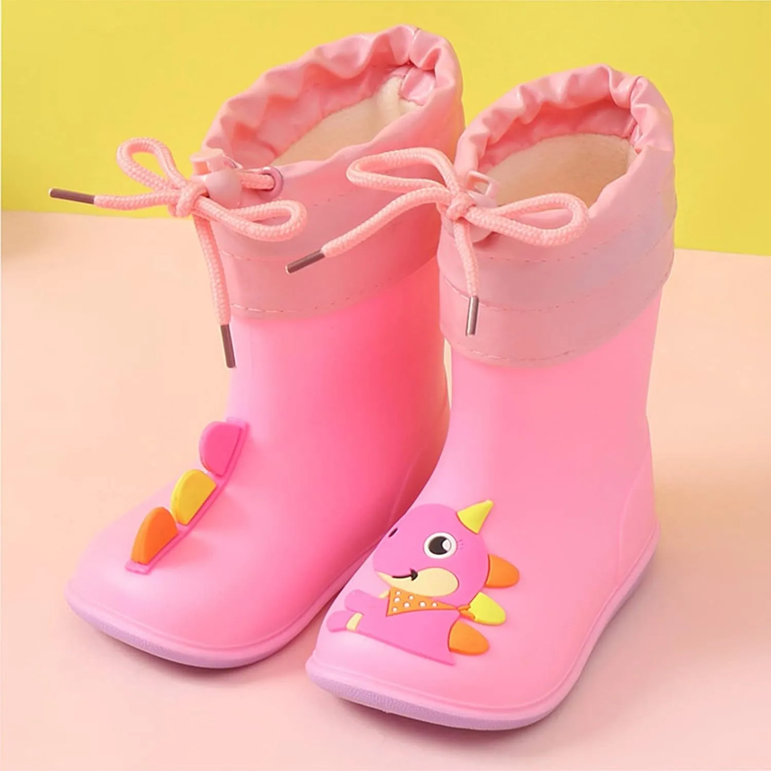 Kids Rain Boots Outdoor Waterproof & Insulated Winter Boots for Girls & Boys Toddler Kids Waterproof Boots