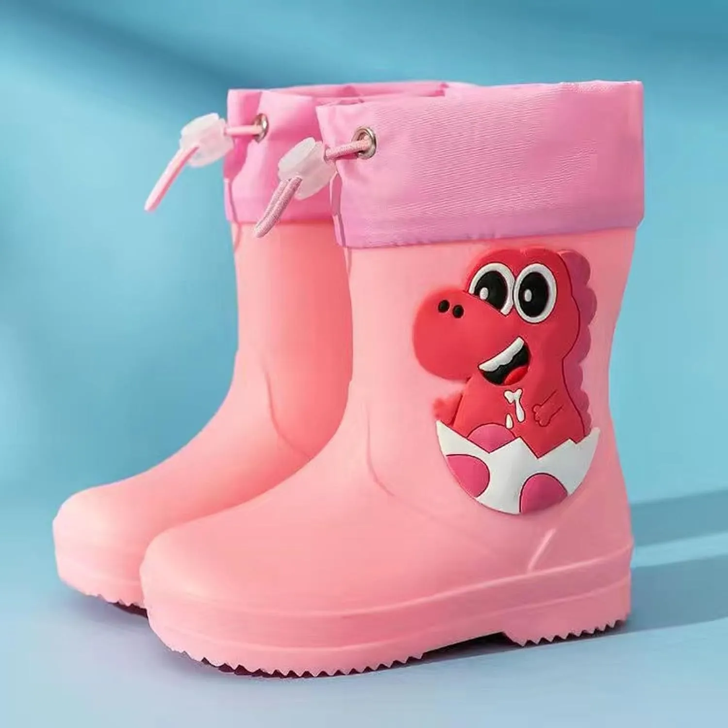 Kids Rain Boots Outdoor Waterproof & Insulated Winter Boots for Girls & Boys Toddler Kids Waterproof Boots