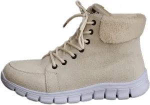 Ladmiple Snow Boots For Women 2023 Trendy Winter Warm Ankle Booties Fur Lined Anti-Slip Outdoor Slip On Comfortable Warm Shoe