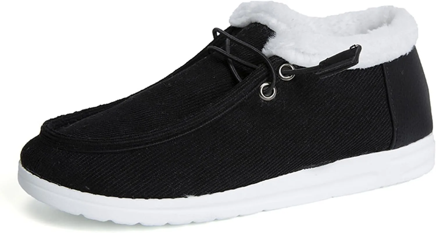 Ladmiple Winter Boots For Women 2023 Snow Boots Slip on Insulated Fur Lined Lightweight Cold Weather Warm Ankle Booties