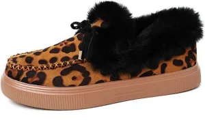Ladmiple Winter Boots For Women Fashion Snow Boots Slip on Fur Lined Cold Weather Warm Ankle Booties Loafers Shoes 2024