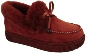 Ladmiple Winter Boots For Women Fashion Warm Fur Lined Snow Ankle Boots Outdoor Fashion Comfortable Slip On Short Booties