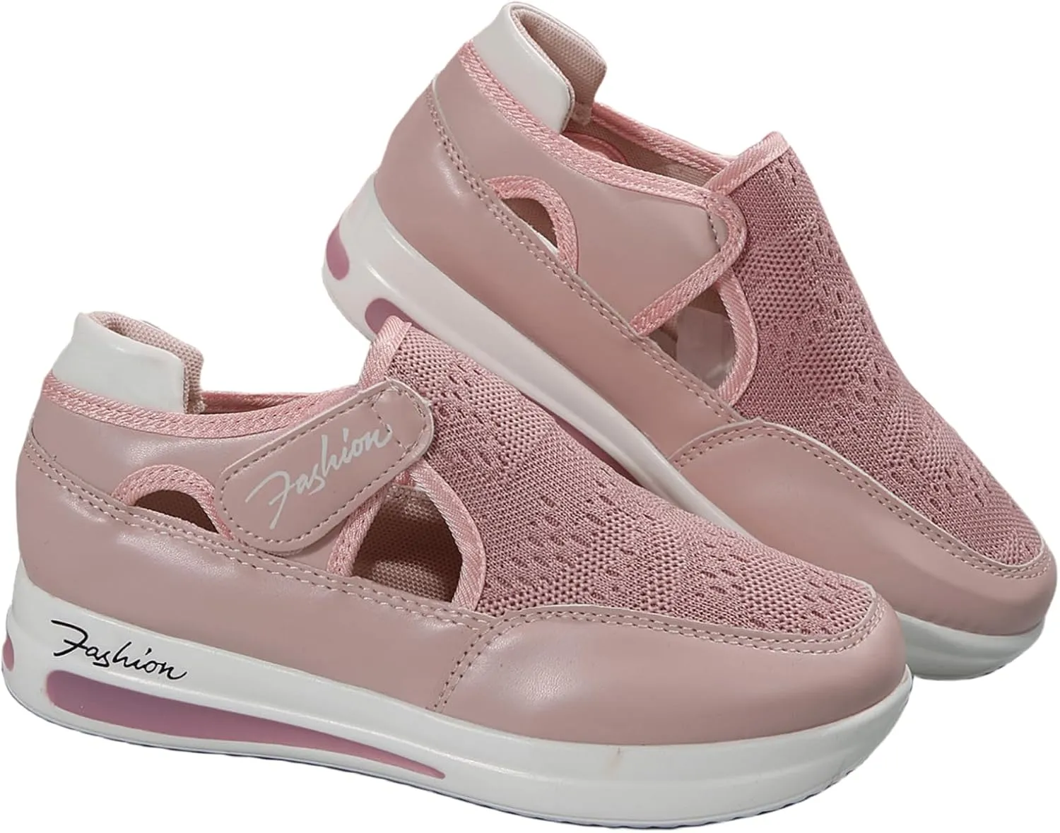 Lausiuoe Sneakers For Women Platform Slip On Fashion Canvas Shoes Lightweight Non-Slip Casual Comfortable Walking Flat Loafer