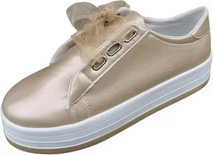 Lausiuoe Sneakers For Women Wide Width Comfortable Low Top Casual Canvas Shoes Fashion Slip On Walking Flat Loafers