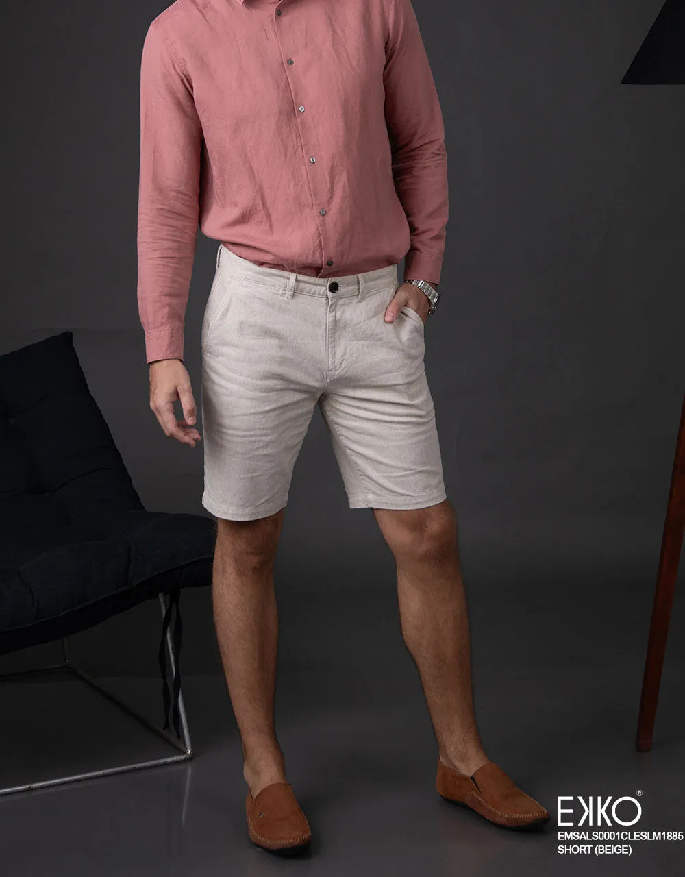 Linen Short - Beige 1.0