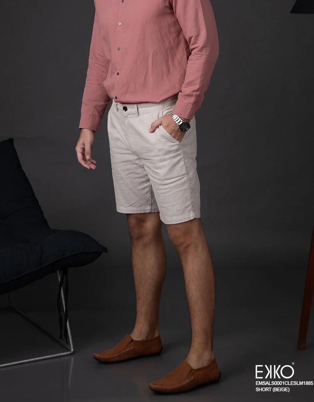 Linen Short - Beige 1.0