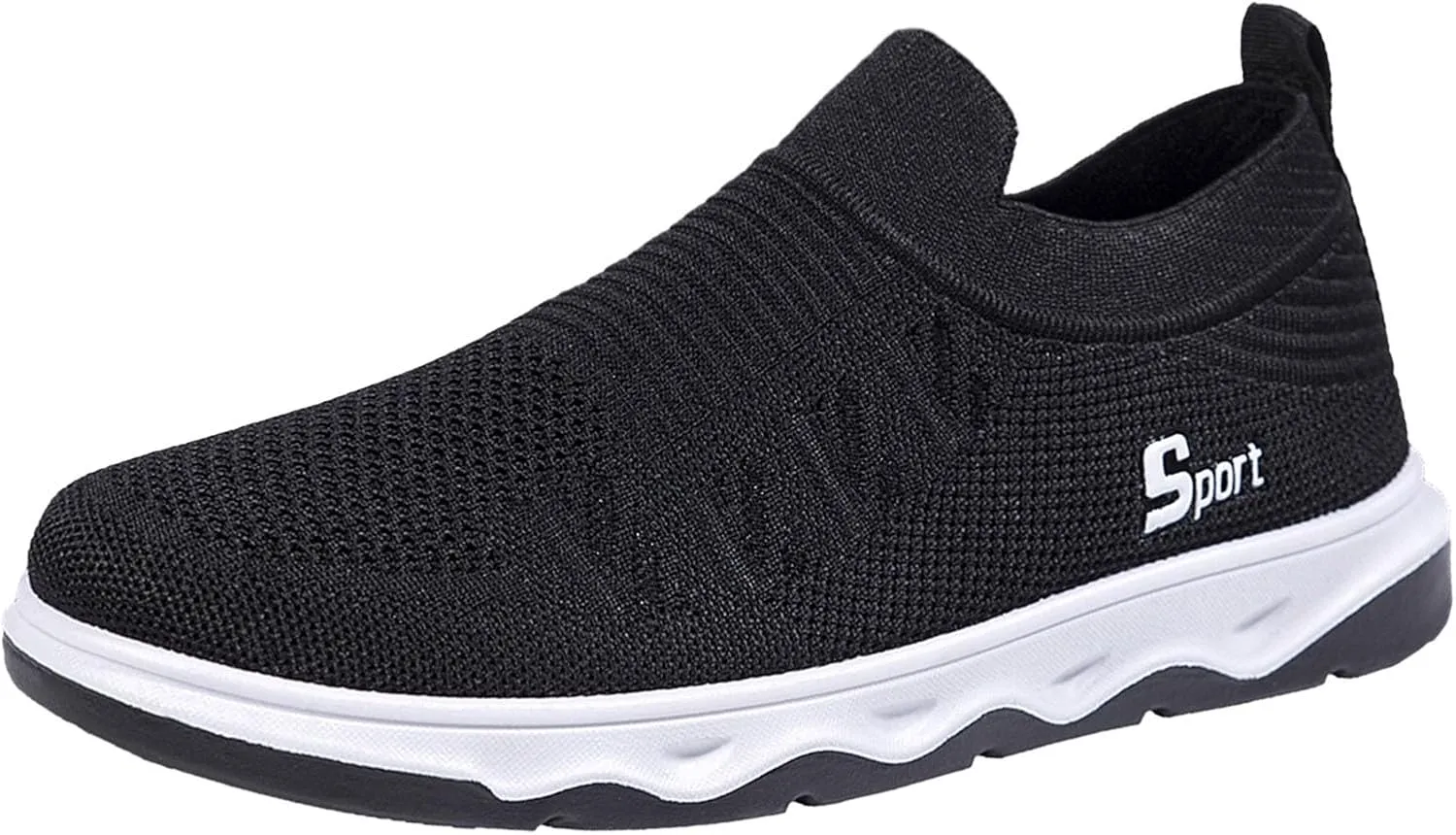 Men Shoes Flat Soled Casual Shoes Breathable Hollow Mesh Shoes Slip On Soft Soled Casual Men's Casual Shoes Wide Width Men's