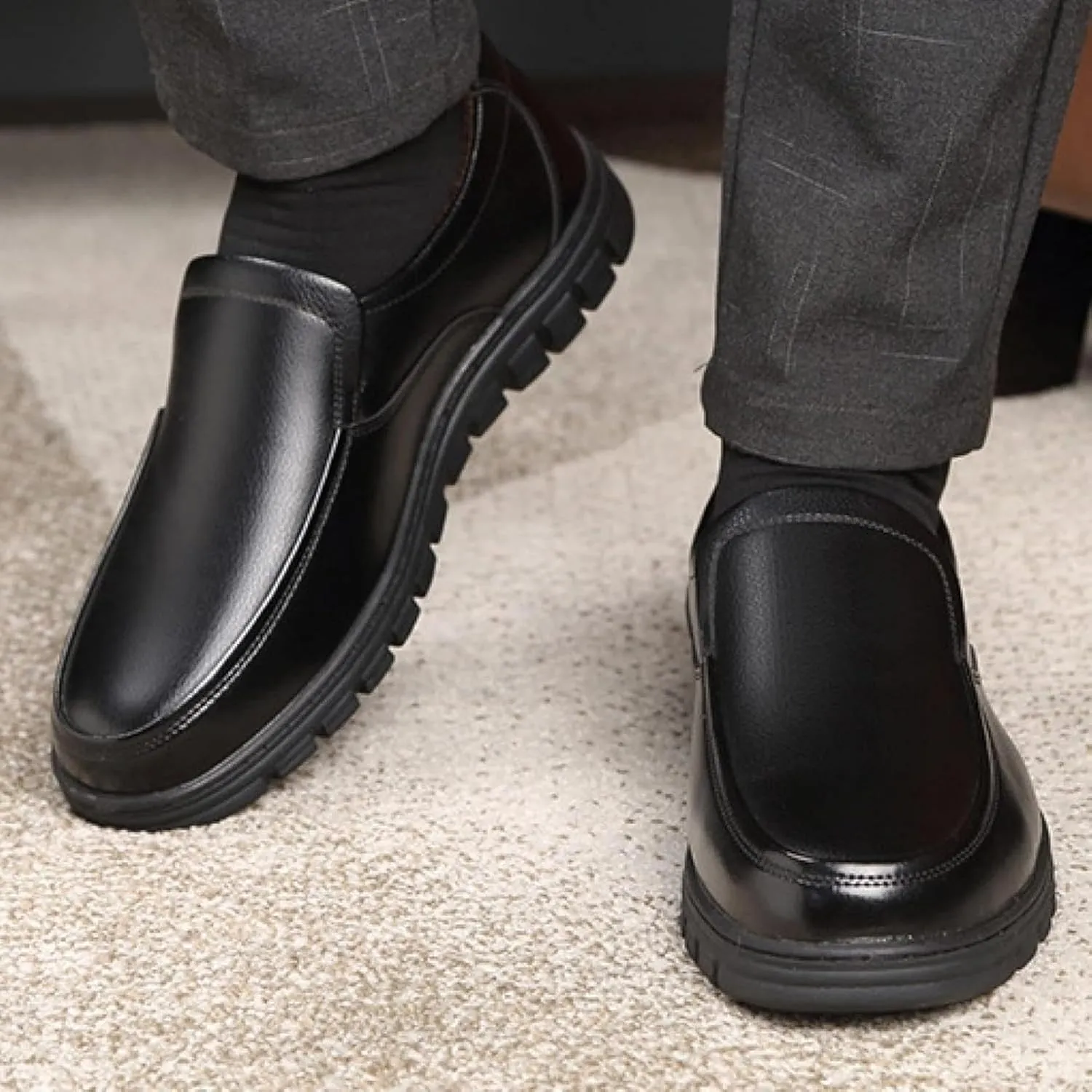 Men's Casual Shoes, Business Driving Shoes, Party and Wedding Comfortable Leather Shoes