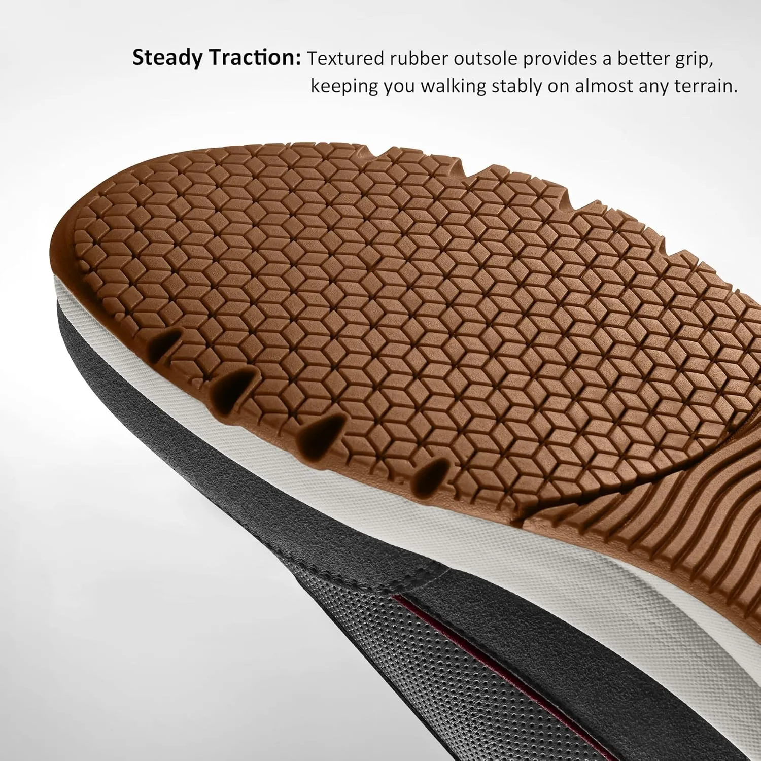 Mens Casual Shoes Comfortable Dress Sneakers Lightweight Lace-up Non Slip Walking Shoes